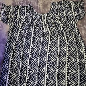 Ethnic Maxi Dress | Women's Dress | Blue and White| New, never worn
